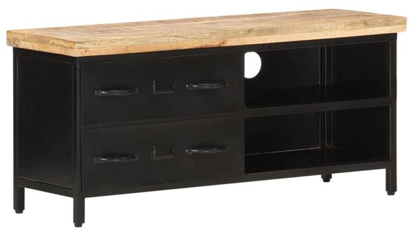 VidaXL Mangófa TV-szekrény - Ipari Stílus - 90x30x41 cm