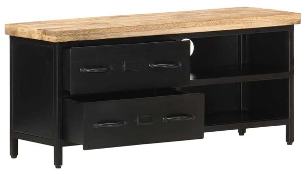 VidaXL Mangófa TV-szekrény - Ipari Stílus - 90x30x41 cm