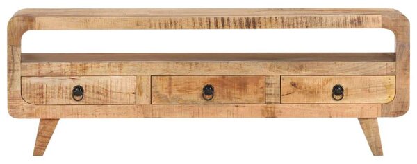 VidaXL tömör nyers mangófa TV-szekrény 117 x 30 x 41 cm