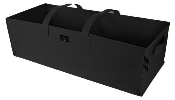 Laxllent Fekete téglalap alakú ültető táska MOUJ-100