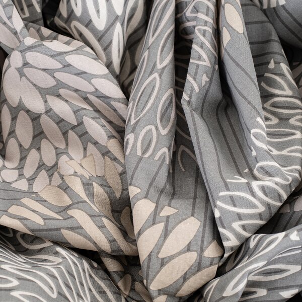 4Home Grey Petals pamut ágyneműhuzat, 220 x 200 cm, 2 db 70 x 90 cm, 220 x 200 cm, 2 db 70 x 90 cm