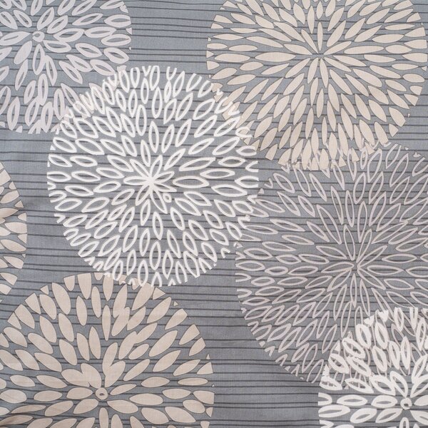 4Home Grey Petals pamut ágyneműhuzat, 220 x 200 cm, 2 db 70 x 90 cm, 220 x 200 cm, 2 db 70 x 90 cm