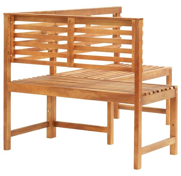 VidaXL Akácfa Sarokpad - 140 cm