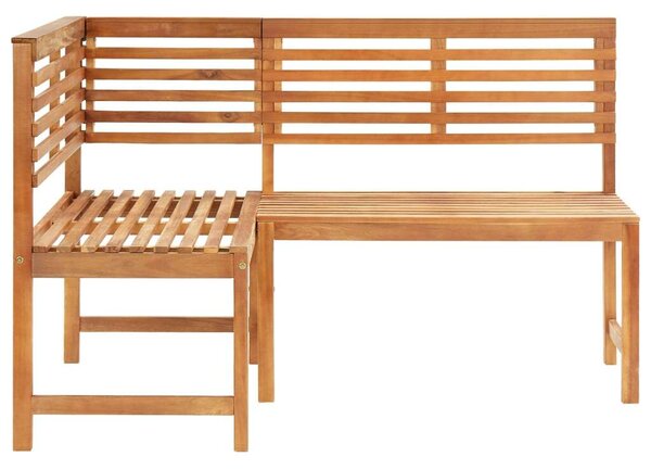 VidaXL Akácfa Sarokpad - 140 cm
