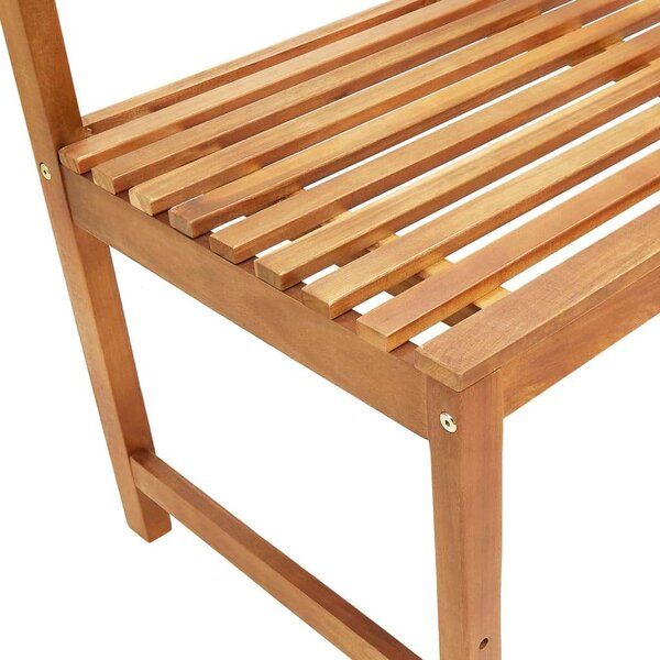 VidaXL Akácfa Sarokpad - 140 cm