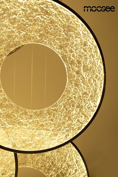 MOOSEE Stardust függőlámpa acél arany LED