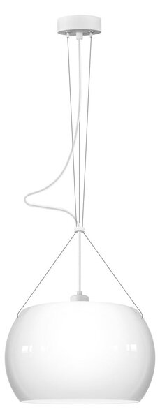 Momo Glossy fehér függőlámpa, ⌀ 33 cm - Sotto Luce