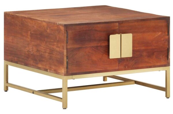 VidaXL Akácfa Dohányzóasztal - 67x67x45 cm