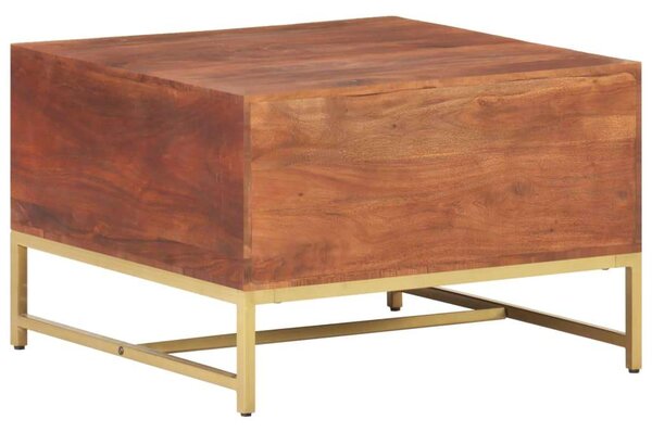 VidaXL Akácfa Dohányzóasztal - 67x67x45 cm