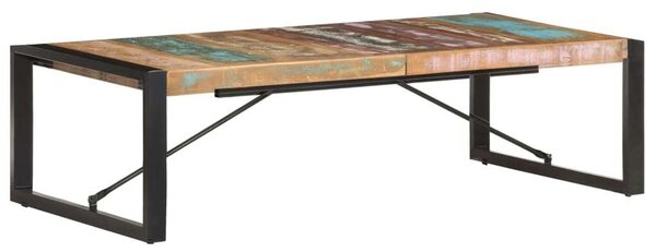 VidaXL tömör újrahasznosított fa dohányzóasztal 140 x 70 x 40 cm