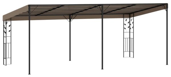 VidaXL falra szerelhető pavilon 6 x 3 x 2,5 m, tópszínű