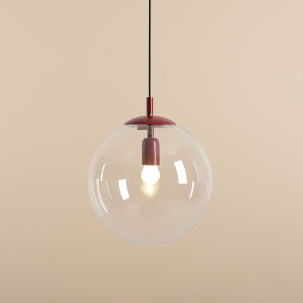 Aldex modern függeszték globe piros ald562g15