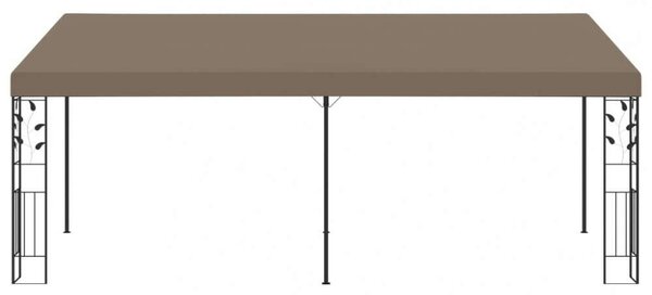 VidaXL falra szerelhető pavilon 6 x 3 x 2,5 m, tópszínű