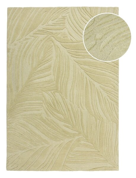 Zöld gyapjú szőnyeg 200x290 cm Lino Leaf – Flair Rugs