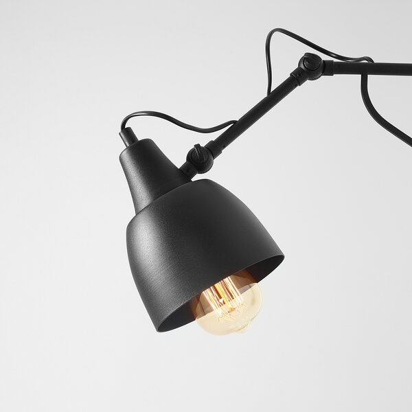 Aldex loft skandináv fali lámpa soho fekete ald1002c1_m