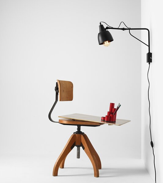 Aldex loft skandináv fali lámpa soho fekete ald1002c1_m