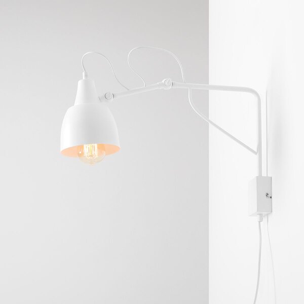 Aldex loft skandináv fali lámpa soho fehér ald1002c_m