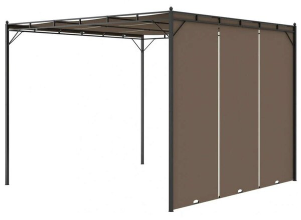 VidaXL Kerti Pavilon - Barna - 3x3x2,25m