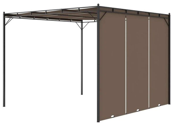 VidaXL Kerti Pavilon - Barna - 3x3x2,25m