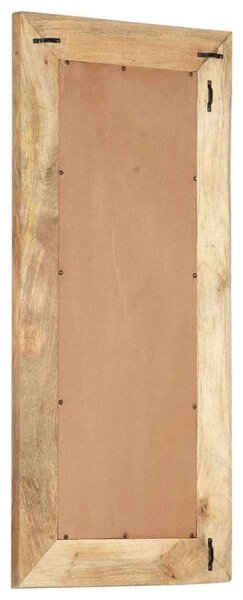 VidaXL kézzel faragott tömör mangófa tükör 110 x 50 x 11 cm