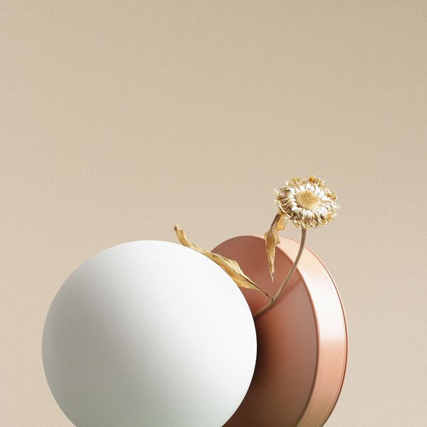 Aldex modern asztali lámpa ball korall ald1076b11_s