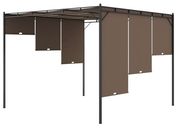VidaXL Kerti Pavilon - Barna - 3x3x2,25m