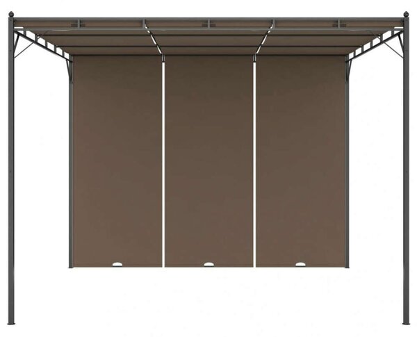 VidaXL Kerti Pavilon - Barna - 3x3x2,25m