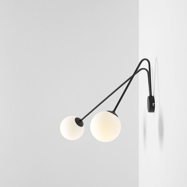 Aldex modern fali lámpa holm fekete ald1082d1_l