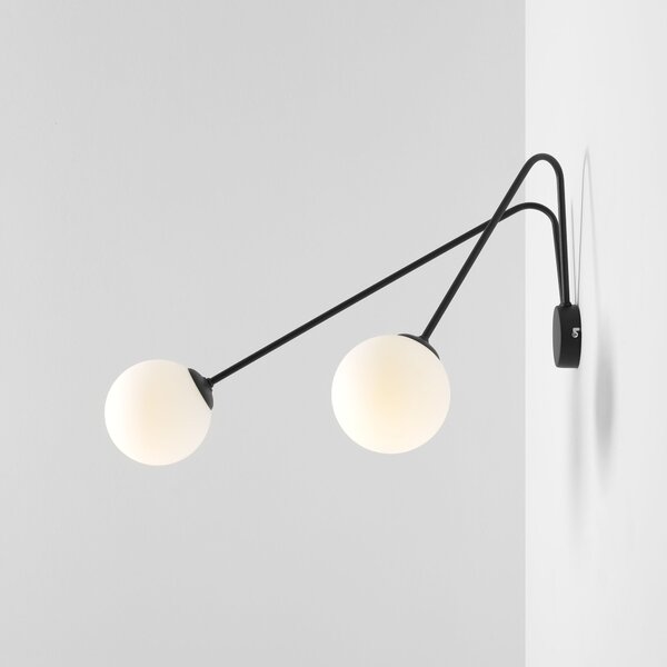 Aldex modern fali lámpa holm fekete ald1082d1_l