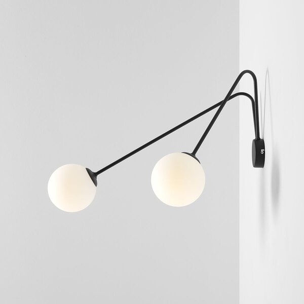 Aldex modern fali lámpa holm fekete ald1082d1_l