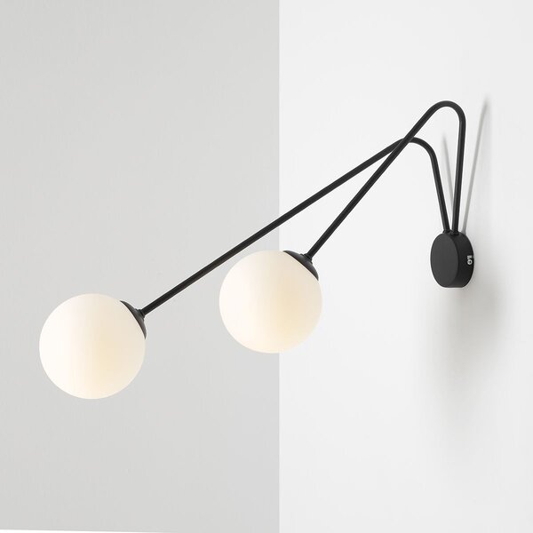 Aldex modern fali lámpa holm fekete ald1082d1_l