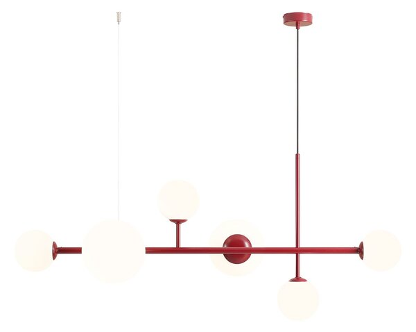 Aldex modern függeszték dione piros ald1092k15