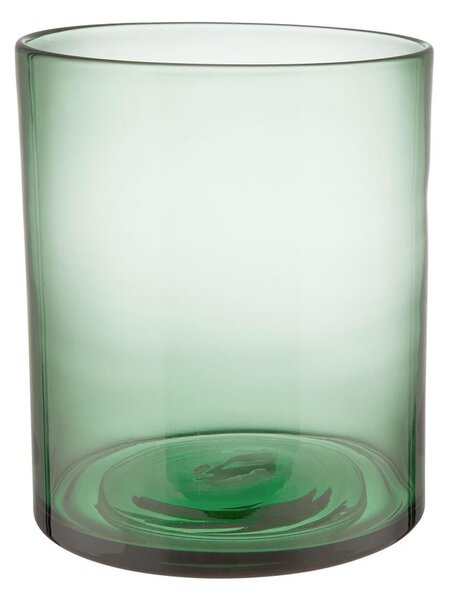 NORA váza/mécsestartó, zöld 23cm