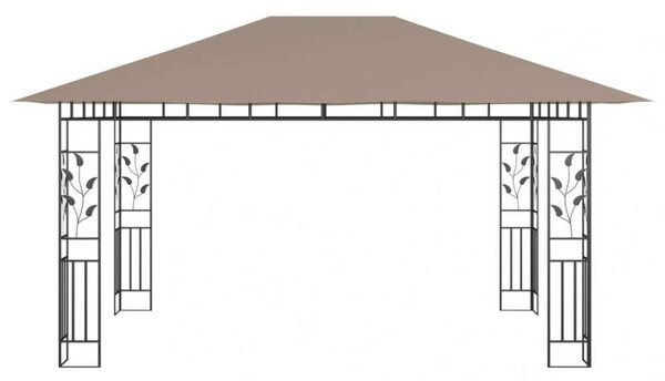 Kerti Pavilon - Szúnyogháló - Bézs - 4x3m