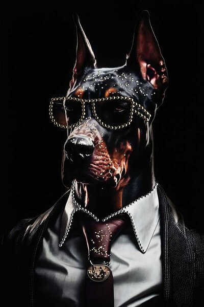 Boss Dog– lakkozott vászonkép