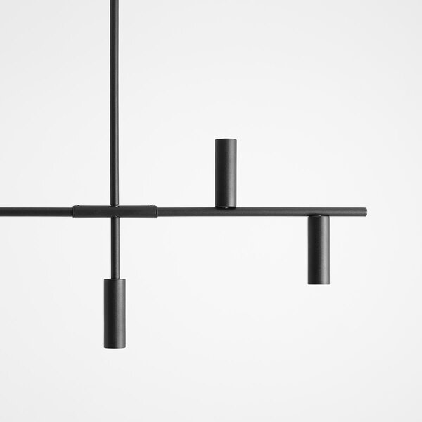 Aldex modern függeszték trevo fekete ald1104k1