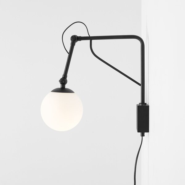 Aldex modern fali lámpa soho fekete ald1105c1_m