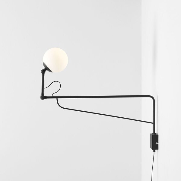 Aldex modern fali lámpa soho fekete ald1105c1_d
