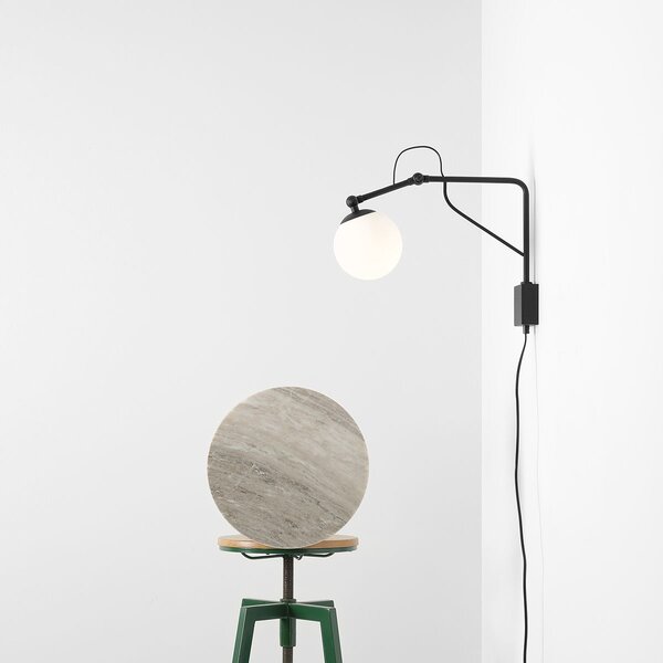 Aldex modern fali lámpa soho fekete ald1105c1_m