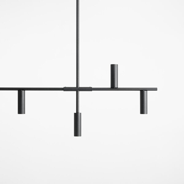 Aldex modern függeszték trevo fekete ald1104t1