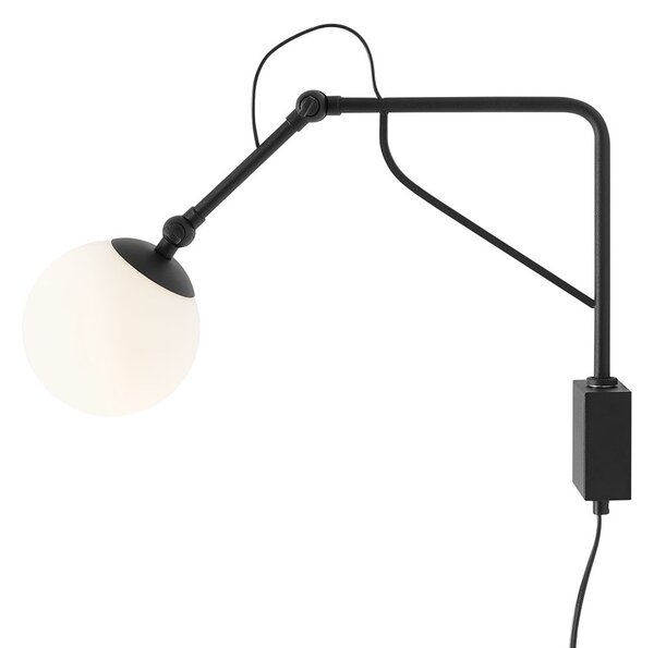 Aldex modern fali lámpa soho fekete ald1105c1_m