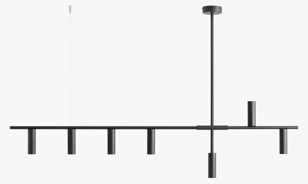 Aldex modern függeszték trevo fekete ald1104t1