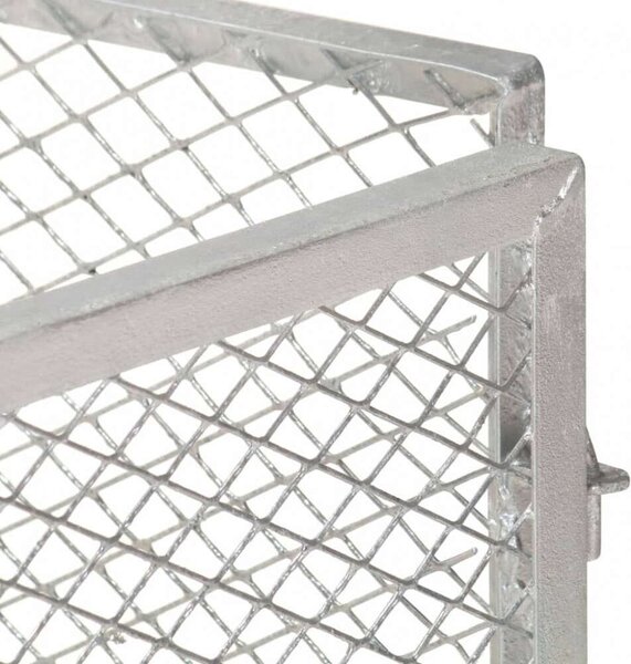 VidaXL Komposztáló - Galvanizált Vas - 100x100x77 cm
