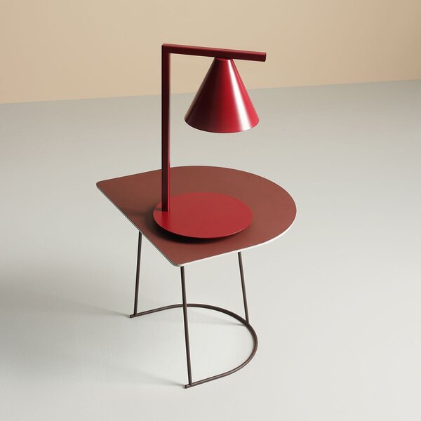 Aldex modern skandináv asztali lámpa form red wine fekete piros ald1108b15