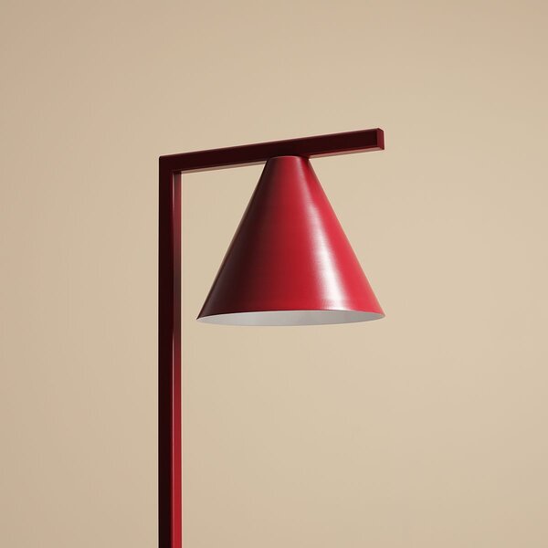 Aldex modern skandináv asztali lámpa form red wine fekete piros ald1108b15