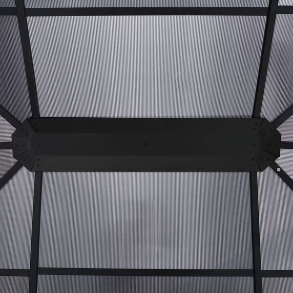 VidaXL Kerti Pavilon 400x300x265 cm, Antracitszürke