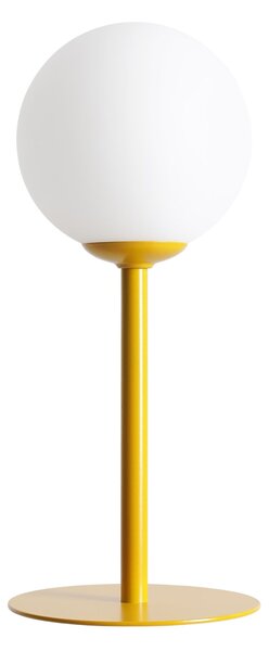 Aldex modern asztali lámpa pinne fehér sárga ald1080b14