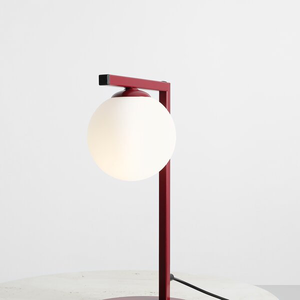 Aldex modern asztali lámpa zac fehér piros ald1038b15_1