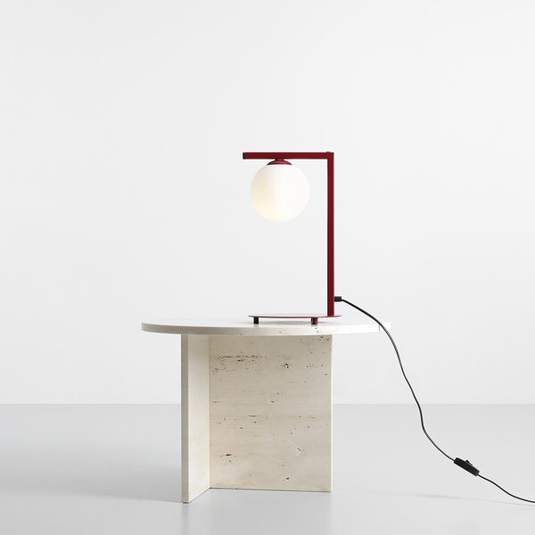 Aldex modern asztali lámpa zac fehér piros ald1038b15_1