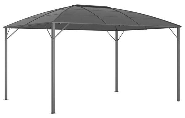 VidaXL Kerti Pavilon 400x300x265 cm, Antracitszürke